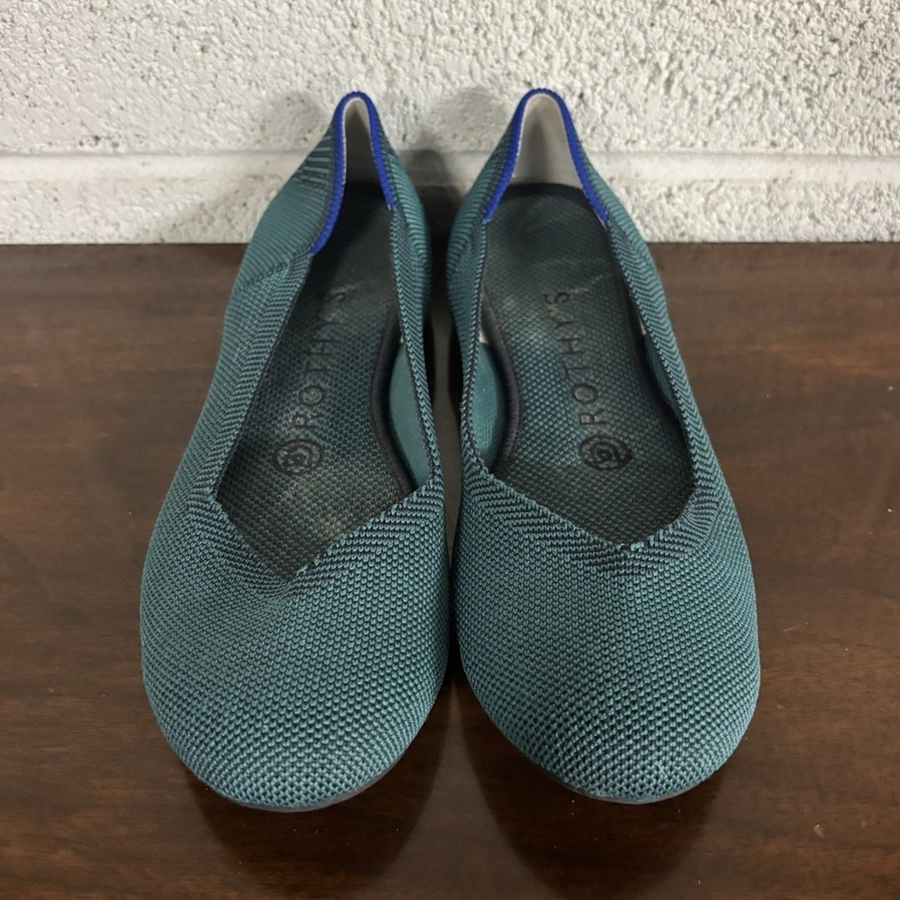 Rothy's The Loafer Emerald Hunter Green Women's Size 6.5 Retail $159